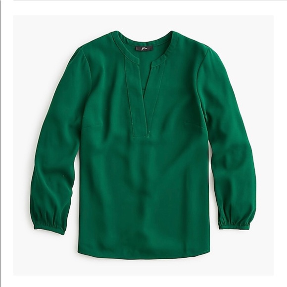 J. Crew Tops - J. Crew Open V-neck top in 365 Crepe